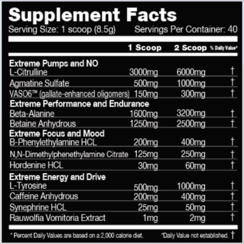 PerforMax Labs Hyper Max Extreme - 40 Servings